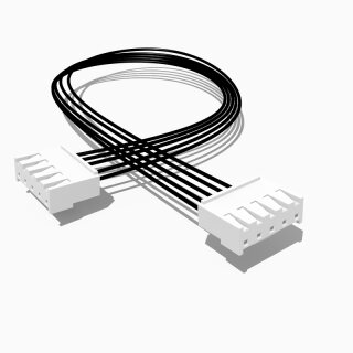 Kabel mit zwei JST VH Buchsen 30 cm 5 polig, AWG 22, UL1015