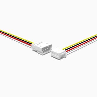Kabelset der Serie JST ZH/ZM mit je 30 cm Kabel 3 polig, AWG 30, UL1571