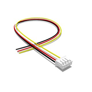 JST PH Buchse mit 30 cm Kabel, 4 polig, AWG 22, UL1007