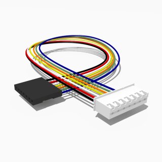 Adapterkabel JST XH auf 7 polig Dupont 30 cm AWG 26