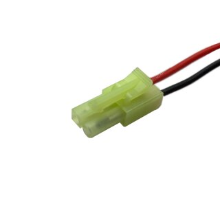 Mini Tamiya Stecker 2 polig mit 10 cm Kabel - RM 4,5 mm