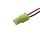 Mini Tamiya Stecker 2 polig mit 10 cm Kabel - RM 4,5 mm