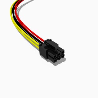 Molex Mini-Fit JR Buchse mit 30 cm Kabel, 2x3 polig, AWG 18, UL1007