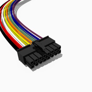 Molex Mini-Fit JR Buchse mit 30 cm Kabel, 2x8 polig, AWG 18, UL1007
