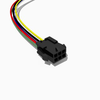 Molex Micro-Fit 3.0 Stecker mit 30 cm Kabel, 2x3 polig, AWG 20, UL1007