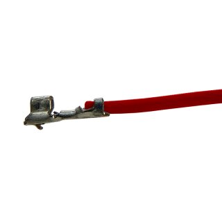 Litze mit einem Crimpkontakt für JST ZH, UL1571, AWG 30, 20 cm, rot