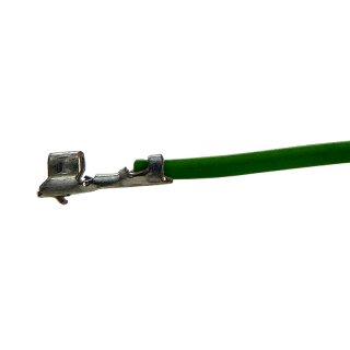 Litze mit einem Crimpkontakt für JST ZH, UL1571, AWG 30, 20 cm, grün
