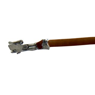 Litze mit einem Crimpkontakt für JST SH, UL1571, AWG 30, 20 cm, braun
